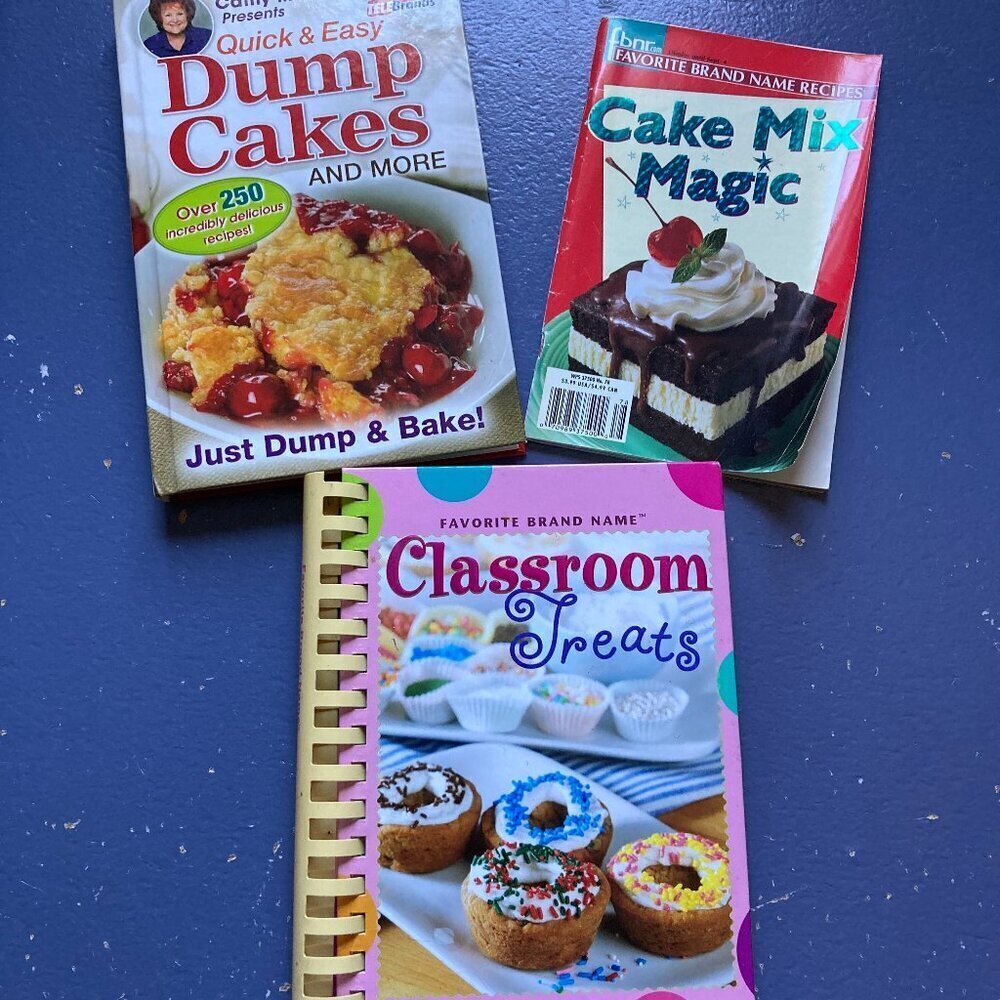 Cake Cookbooks, Set of 3